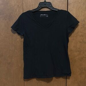 Eddie Bauer V-Neck Tee, sz. XS
